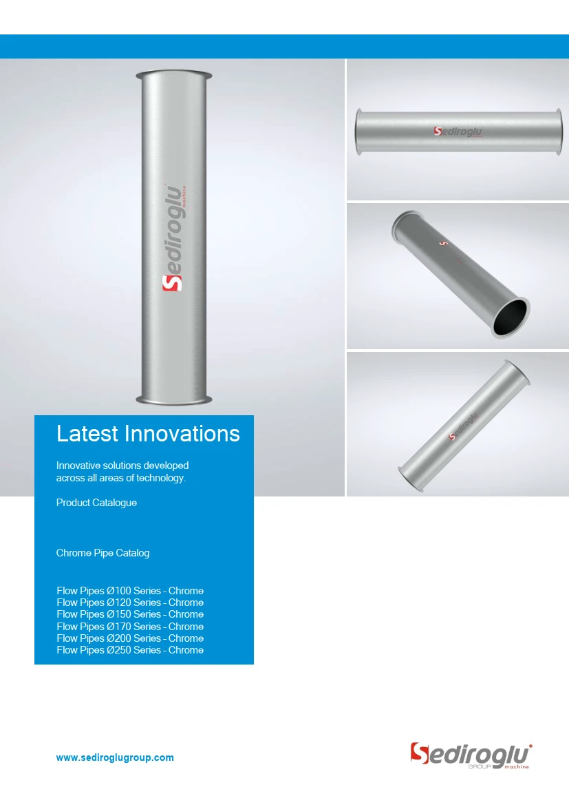 Flour Conveying Pipe 120Ø1250 Chrome