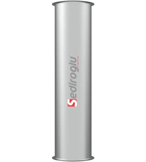 Flour Conveying Pipe 120Ø500 Chrome