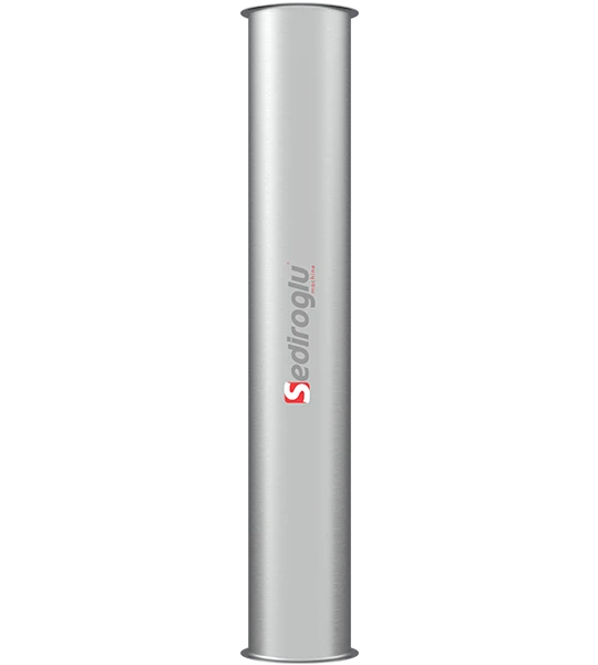 Flour Conveying Pipe 120Ø750 Chrome