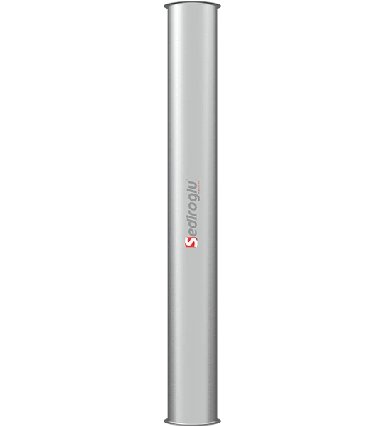 Flour Conveying Pipe 120Ø1000 Chrome