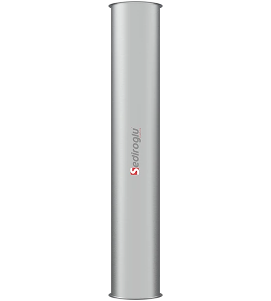 Flour Conveying Pipe 170Ø1000 Chrome