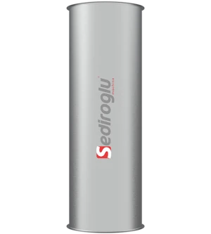 Flour Conveying Pipe 250Ø750 Chrome