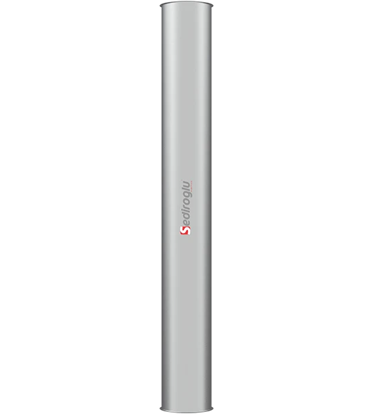 Flour Conveying Pipe 250Ø2000 Chrome