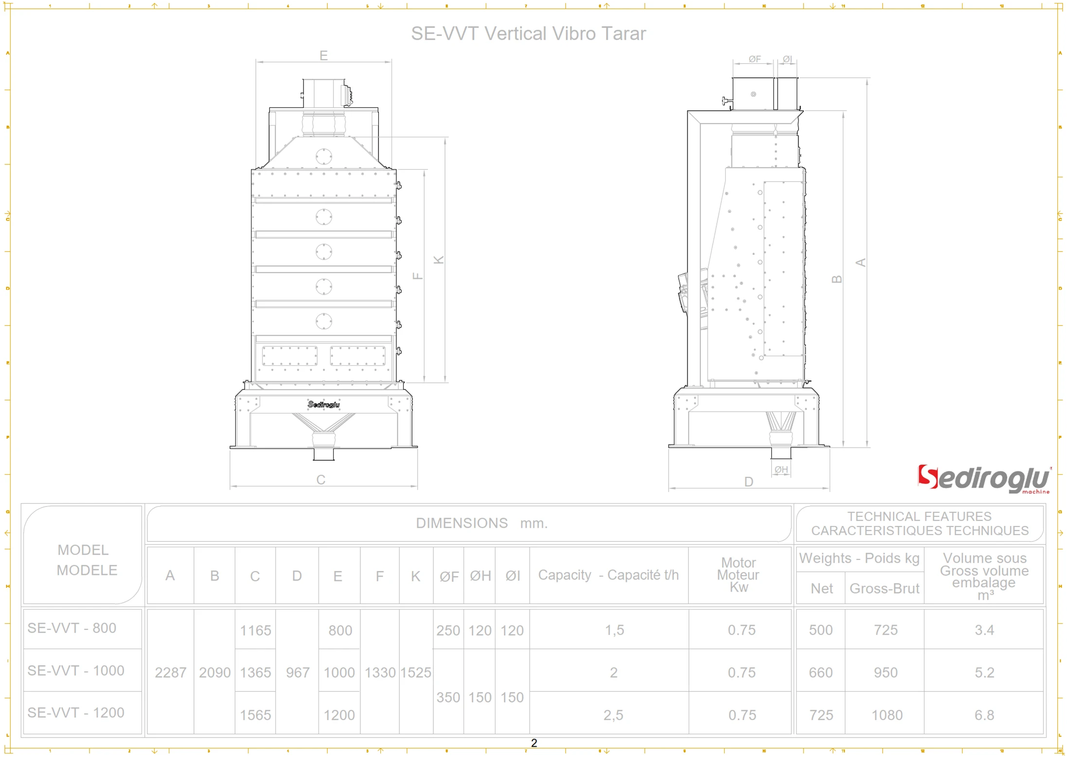 Vertical Vibro Tarar - Overview