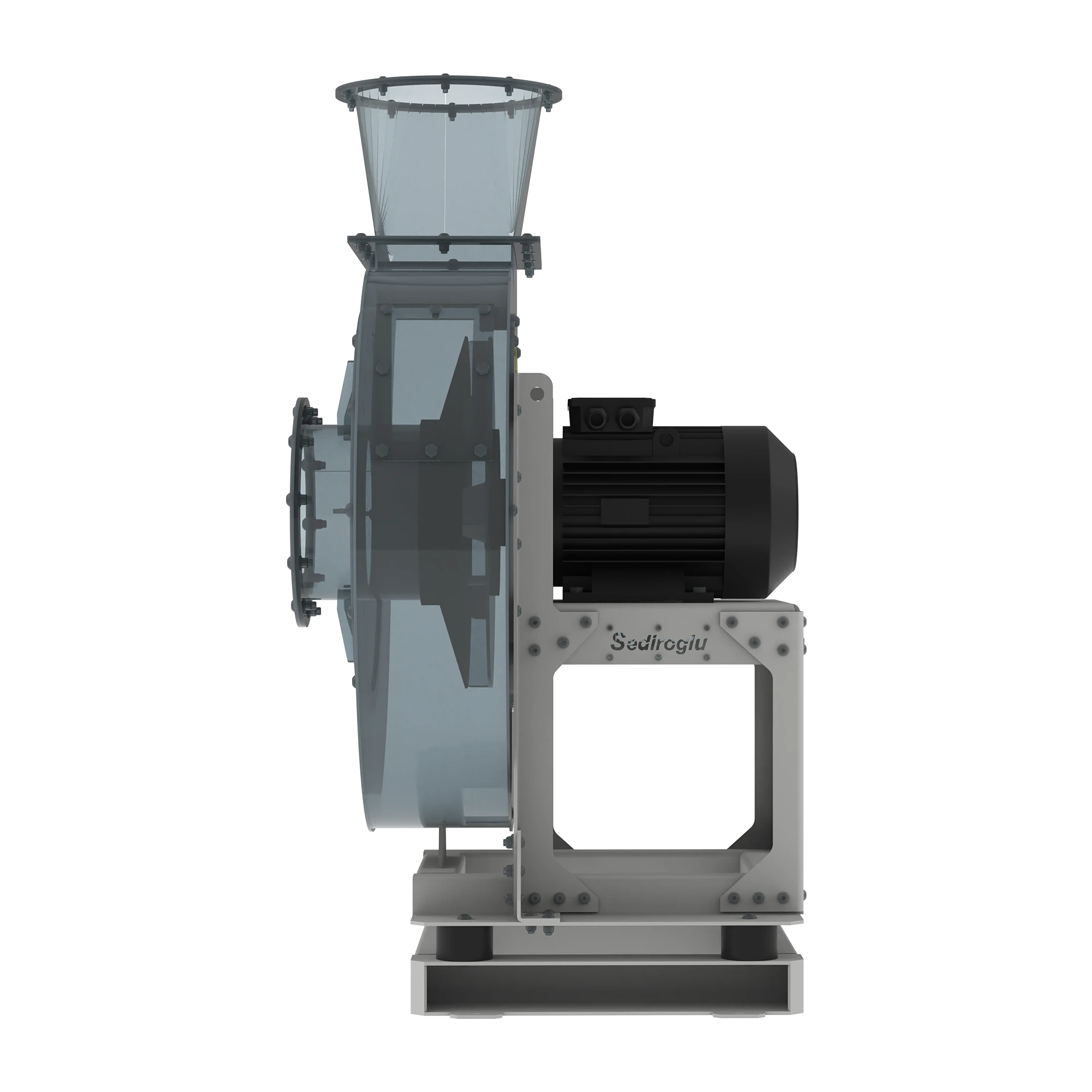 Heavy-duty dust extraction unit supporting feed factories operating high-volume production lines.