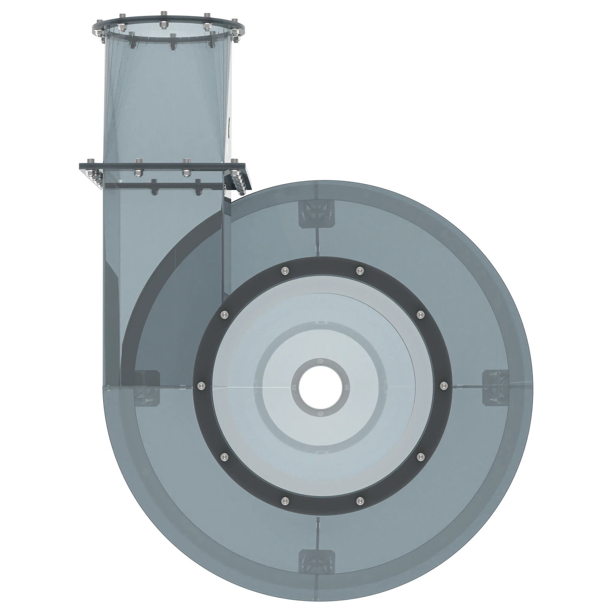 Cyclone Dust Collector Ø1650 designed for large-scale flour mills with high dust volume and continuous operation.