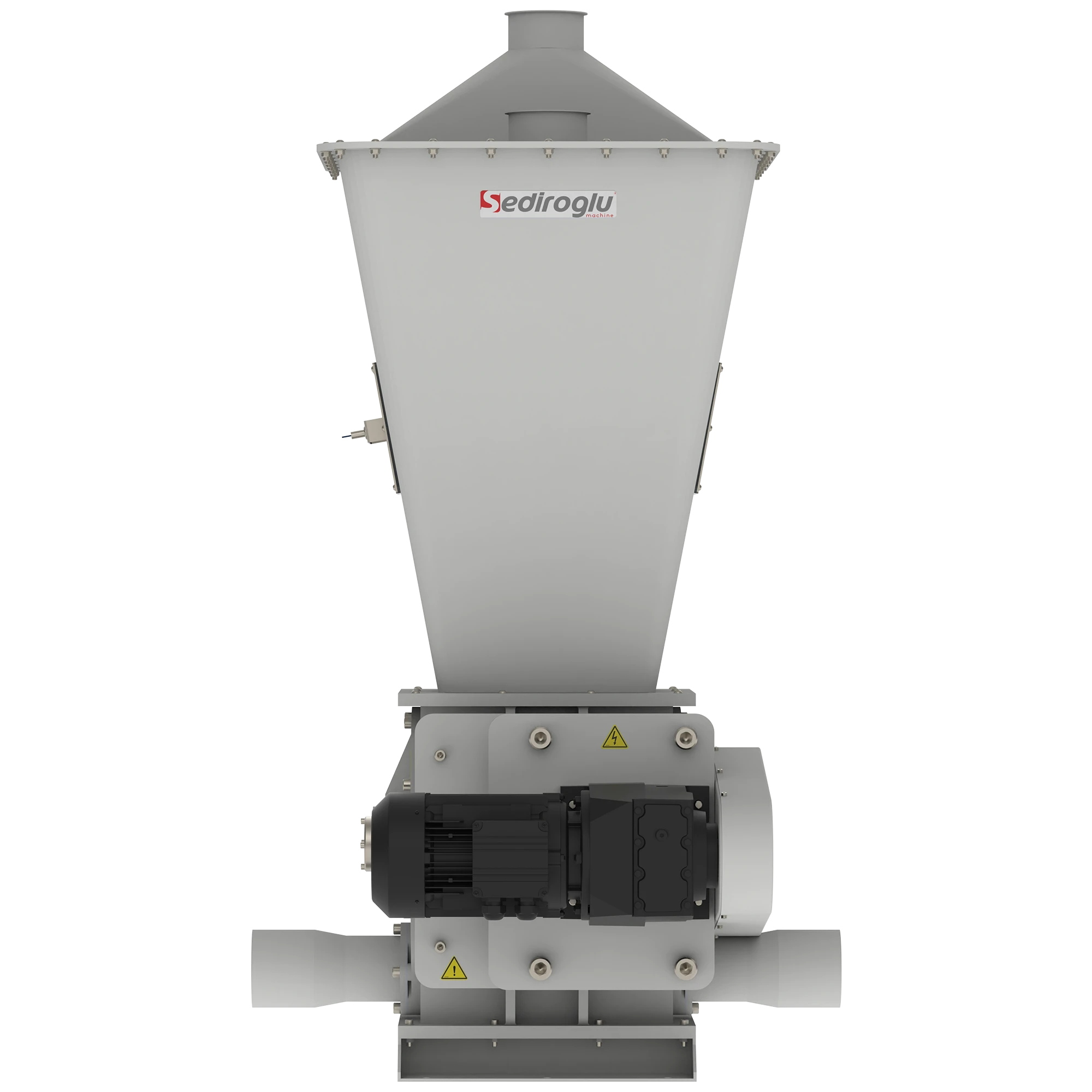 Industrial airlock system engineered for dust prevention and optimized bulk solids management.