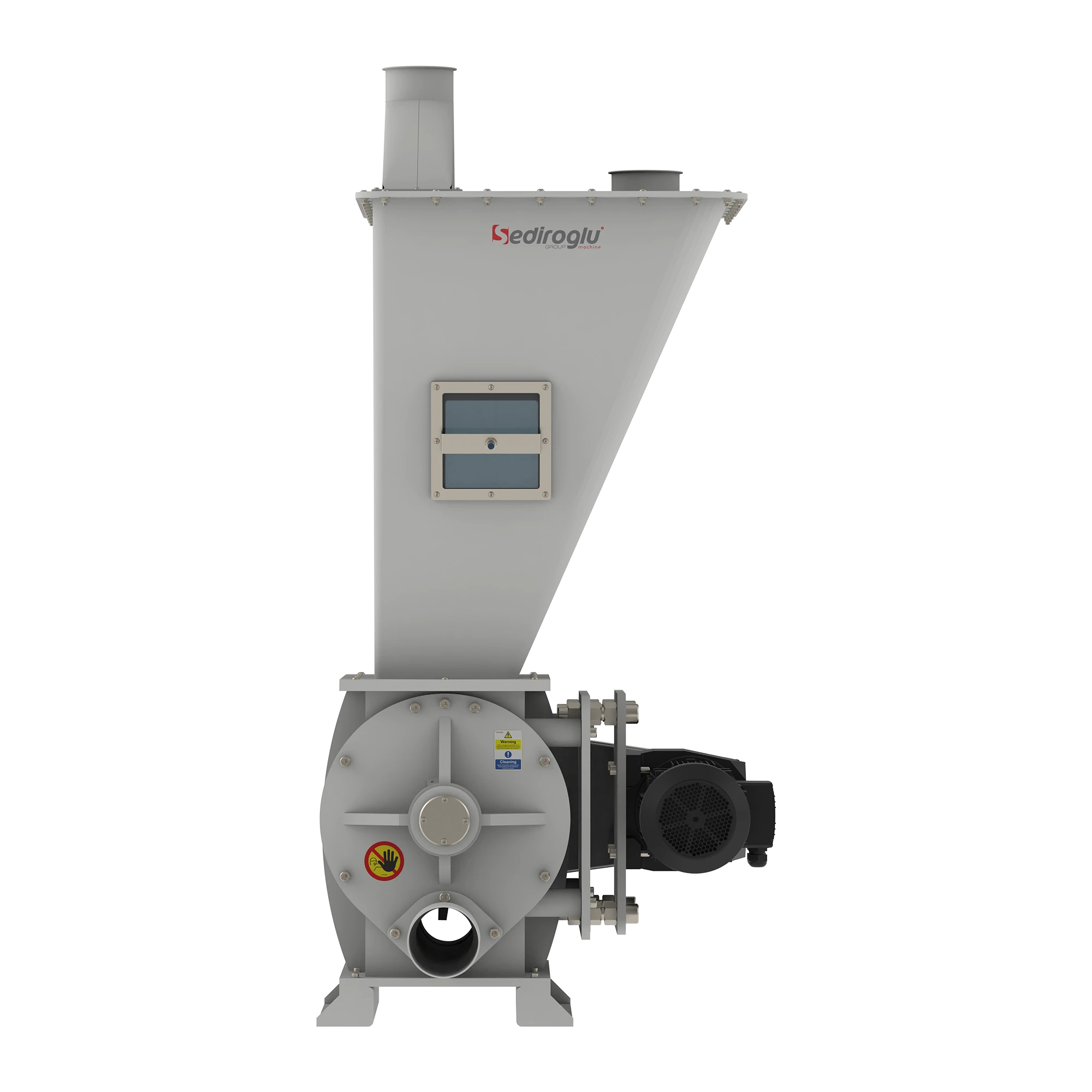 Reliable industrial material transfer solution for bran, corn flour, and cement conveying networks.