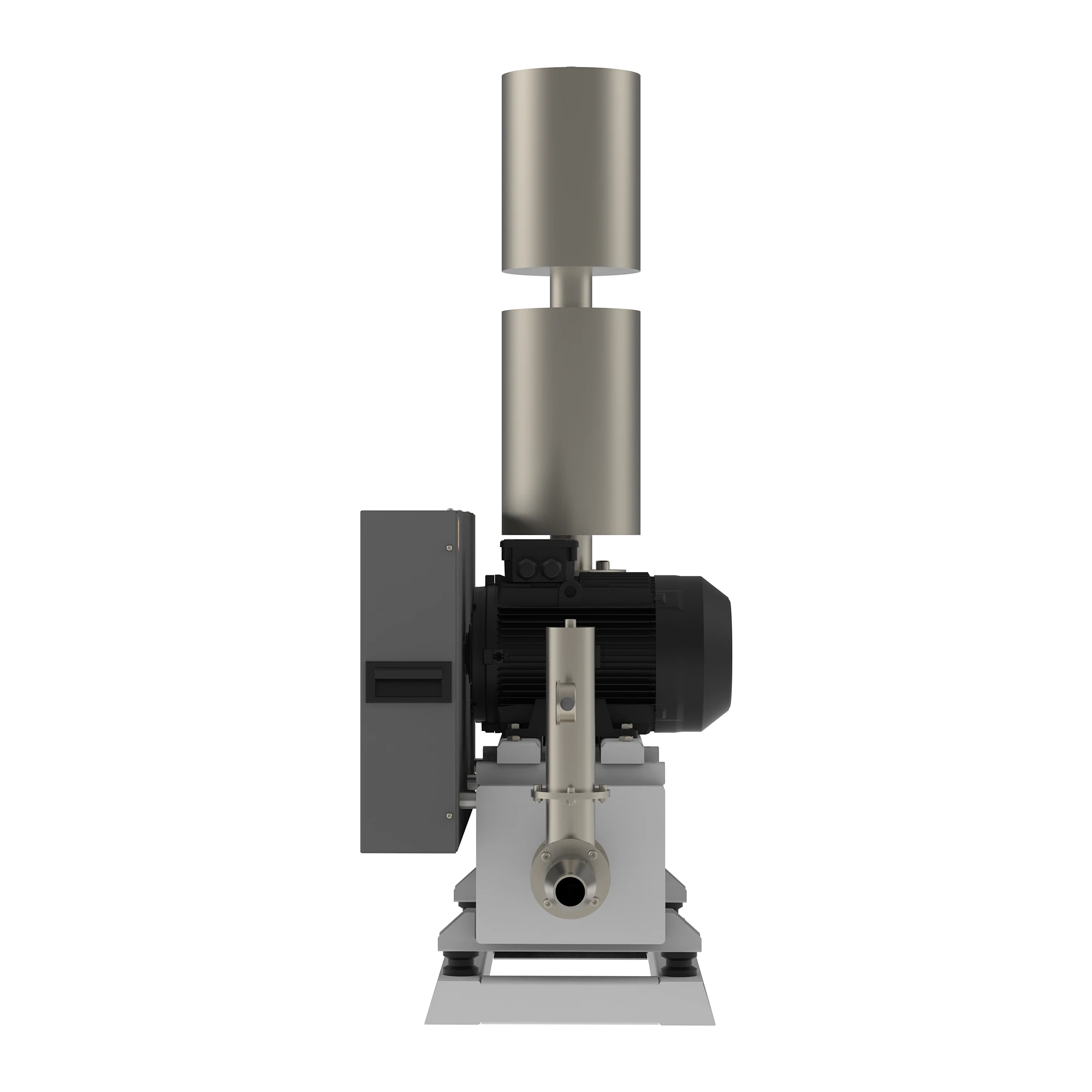 Industrial blower supporting flour milling sections with balanced air circulation and energy efficiency.