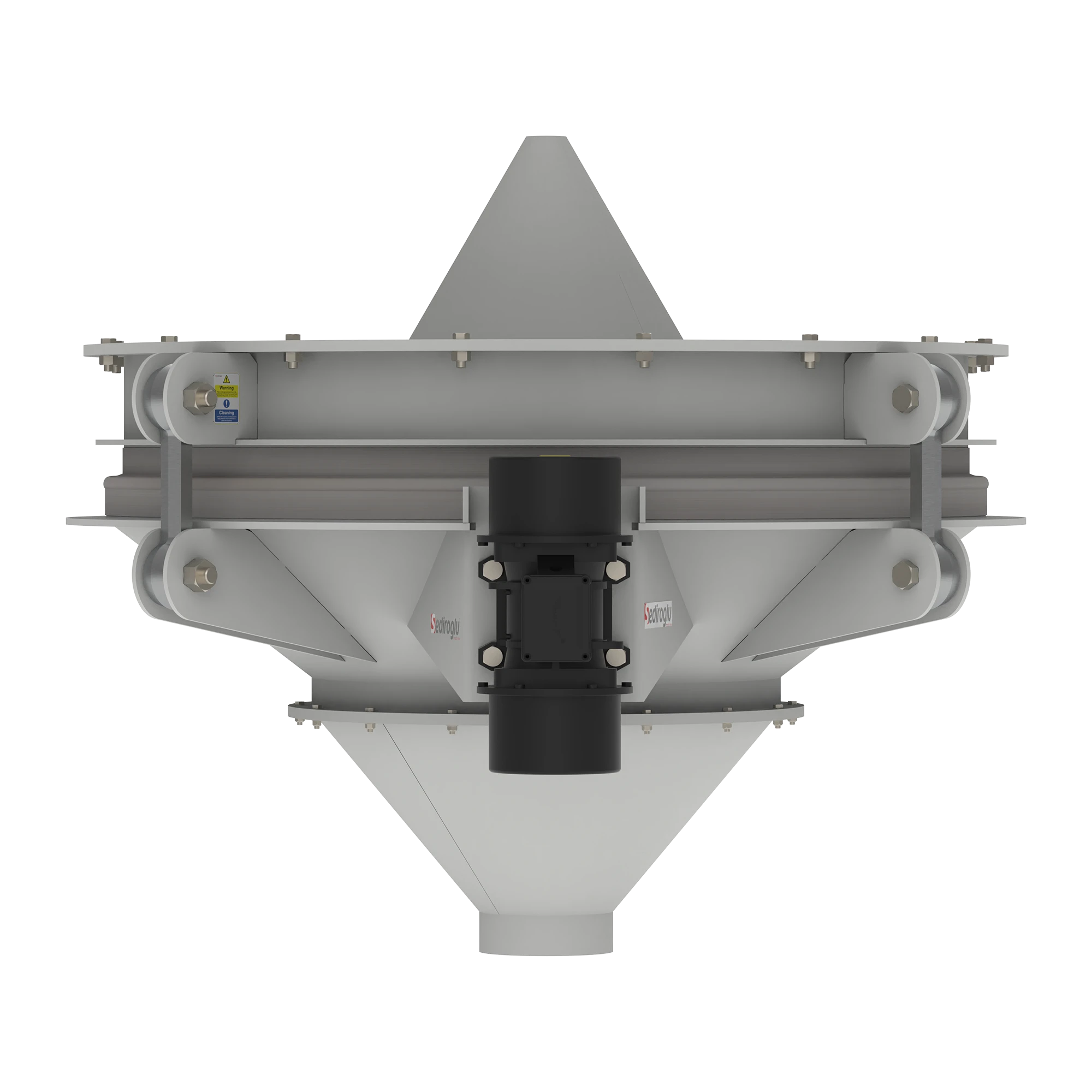 Compact structural design supporting installation in milling, sifting, and quality control processing sections.