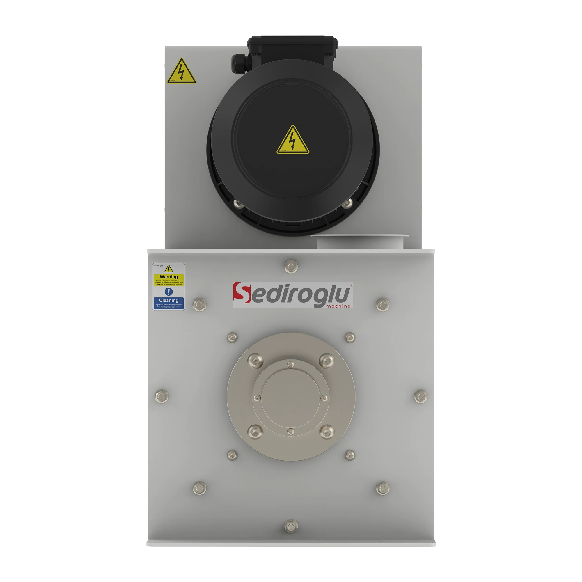 Semolina processing application of Drum Detacher F 25-40 within flour mill machinery, improving particle separation without damaging granule structure.