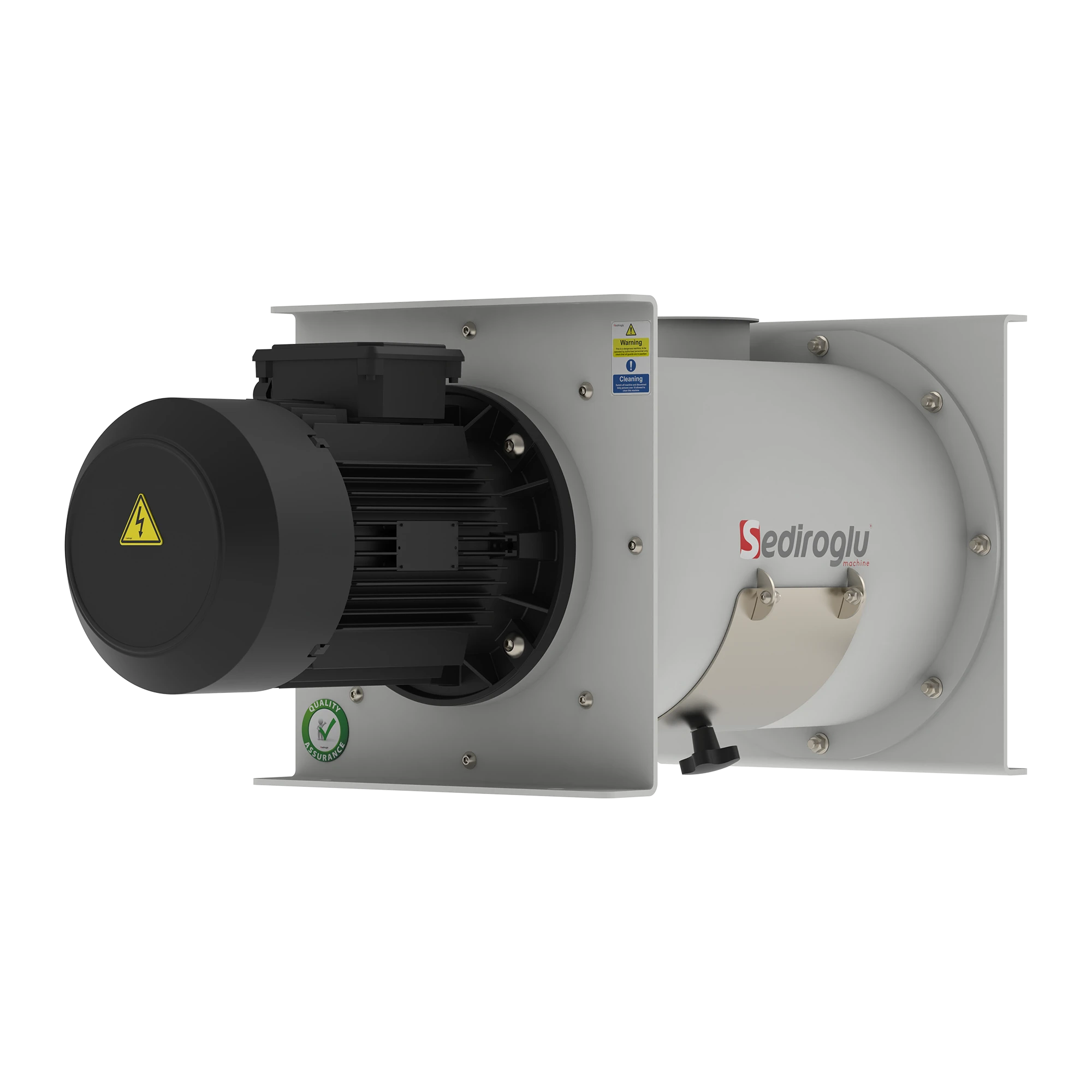 Flour detaching test of Drum Detacher C 25-40 for flour mill machinery, demonstrating consistent results and enhanced milling efficiency.