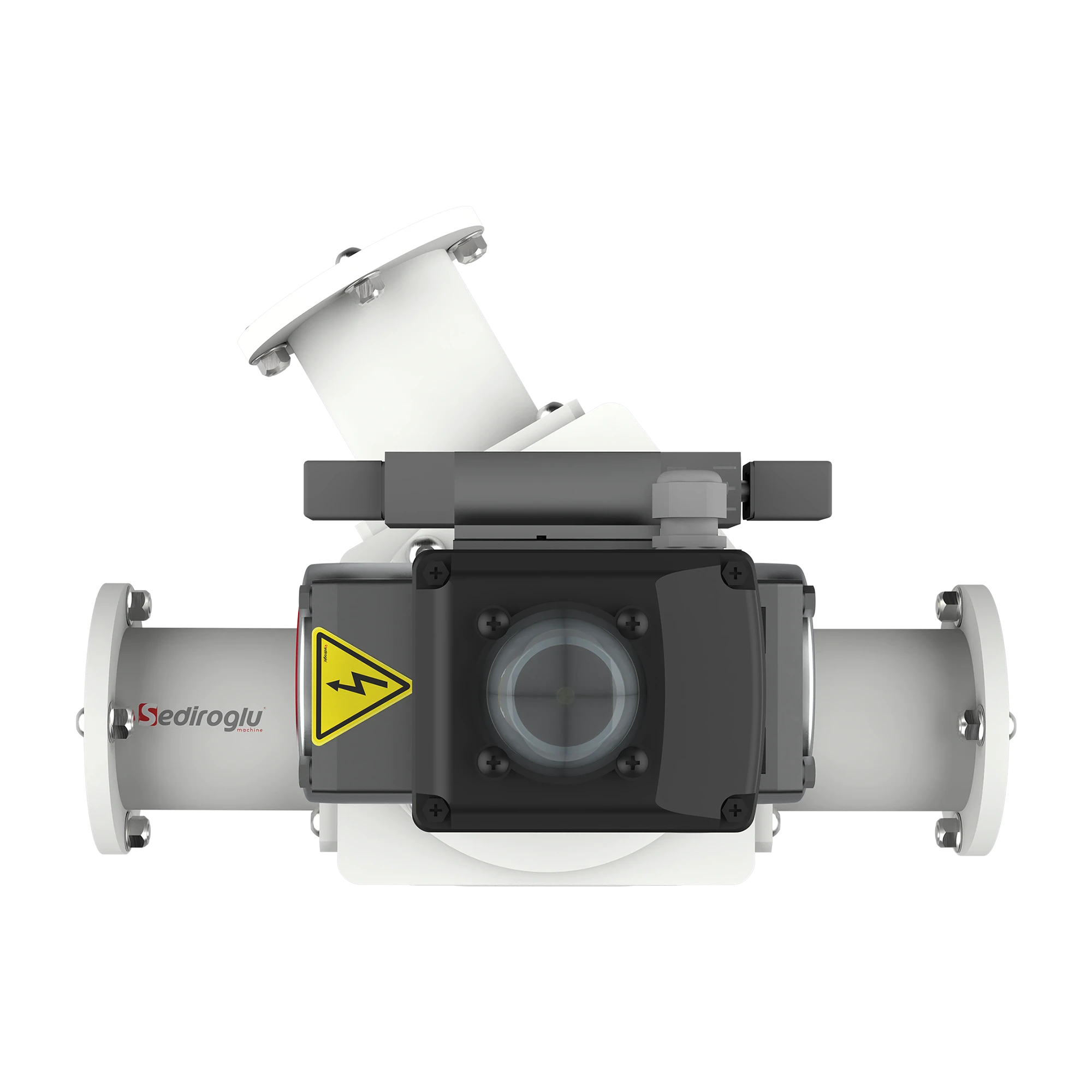 Plug Diverter Valve 83 used in automated packaging lines for efficient material handling.