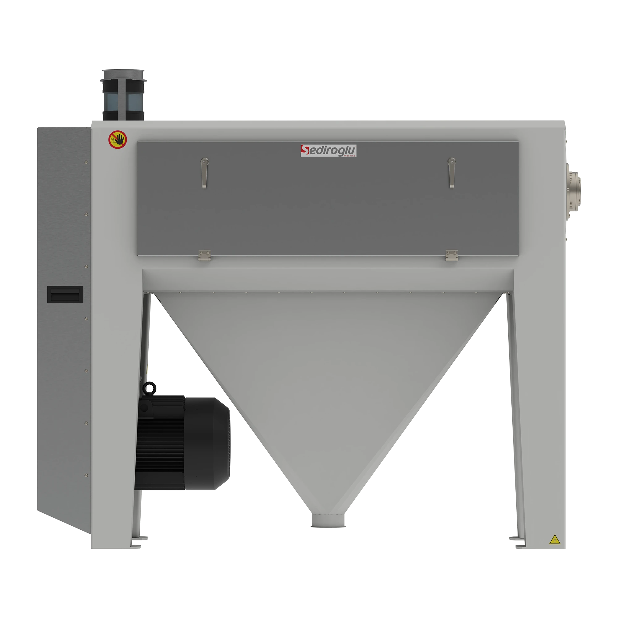 Precision sieve surface of Bran Finisher 4010 for efficient bran cleaning.