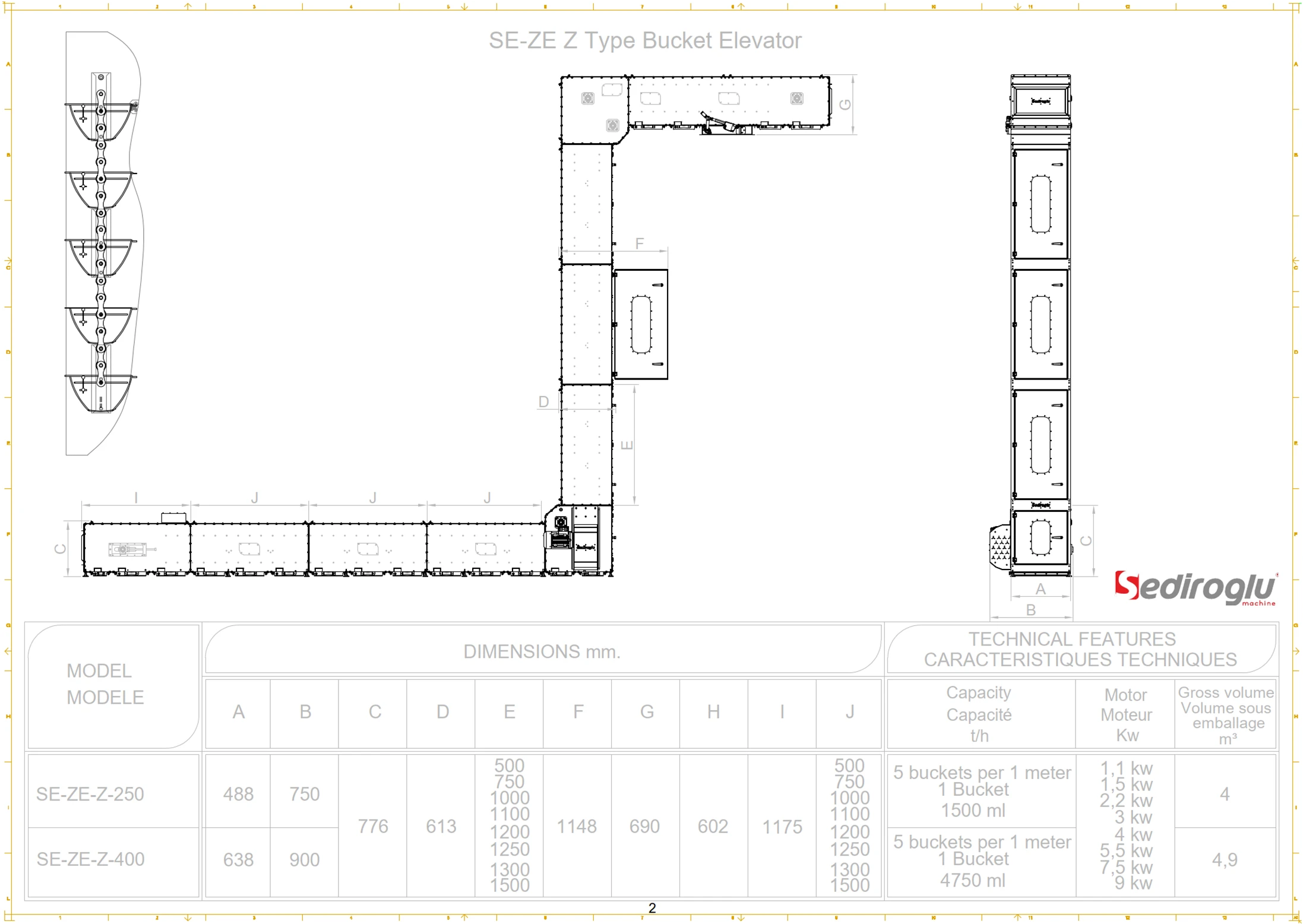 z-type-bucket-elevator-400-bucket-chain-assembly