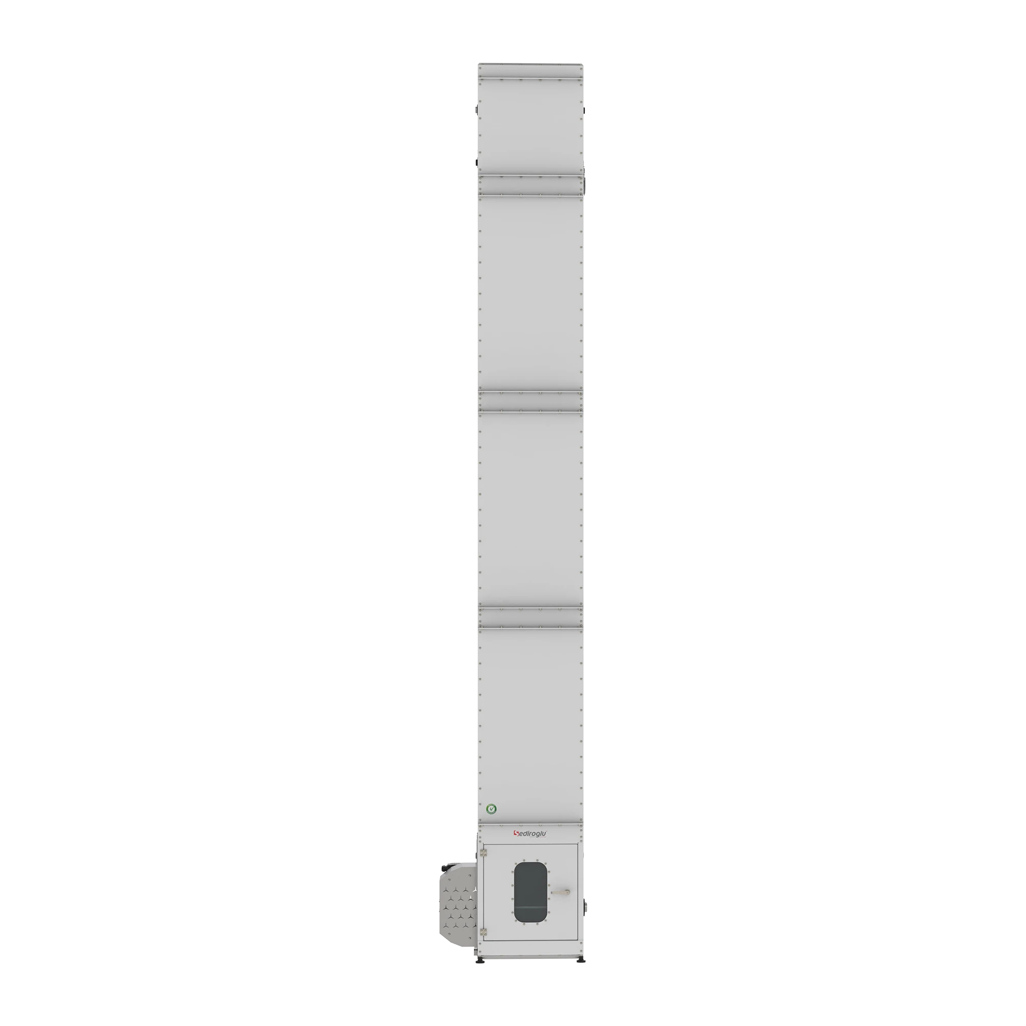 Designed for grain and seed processing facilities C Type Bucket Elevator 400 ensures gentle and stable handling of delicate agricultural materials.