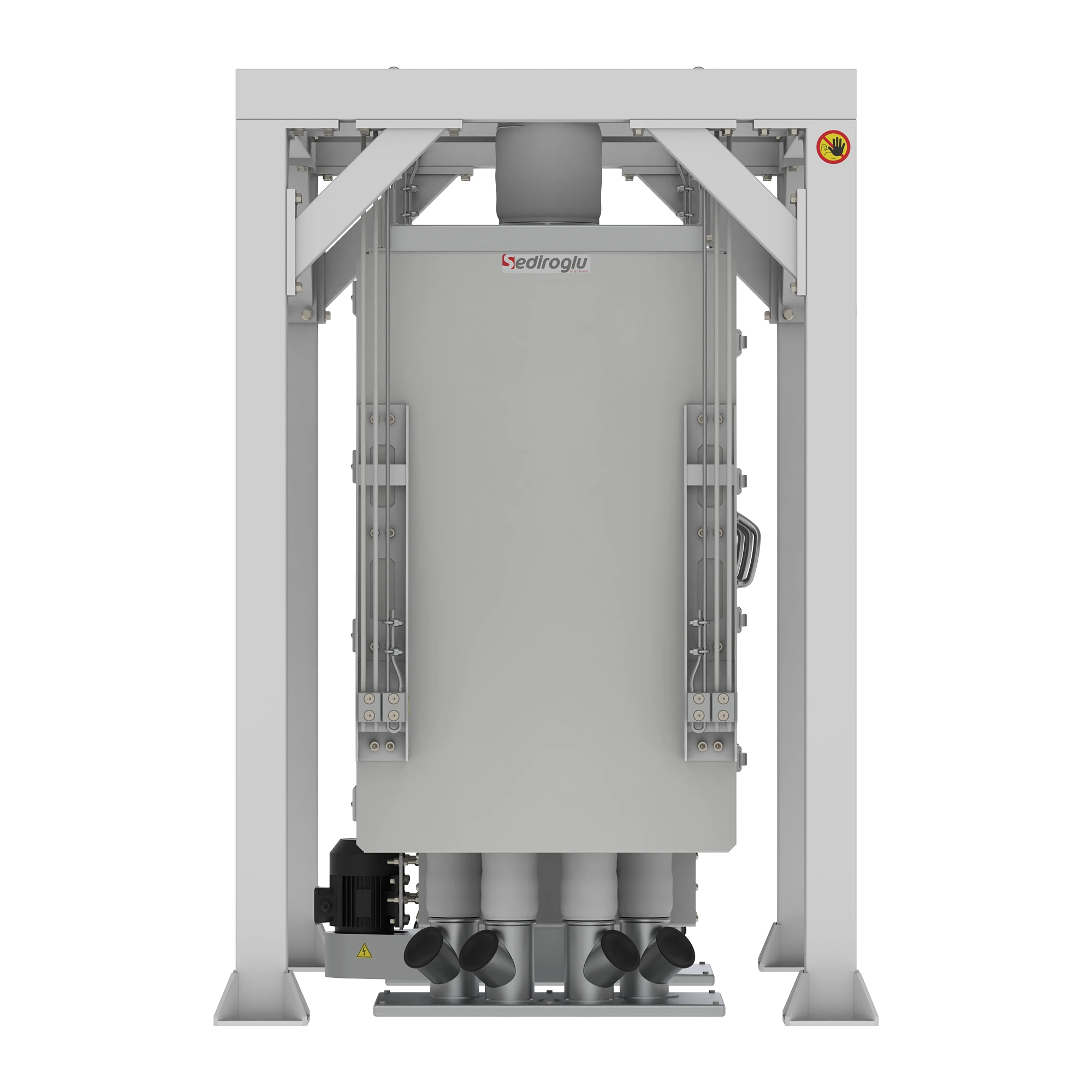 Complete accessory kit including clamps, fasteners, and gaskets for smooth spare part replacement in industrial flour factories.