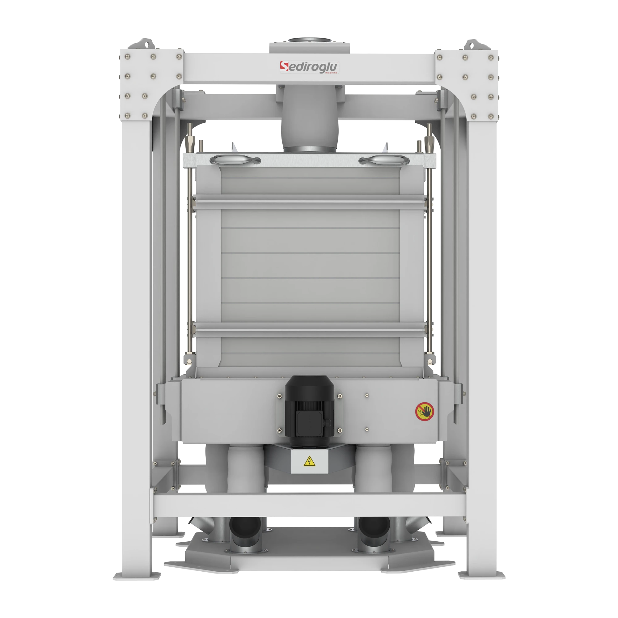 Sediroglu Group after-sales parts and service support for the SE-CSS 120-12 Control Sifter ensures fast global spare supply.