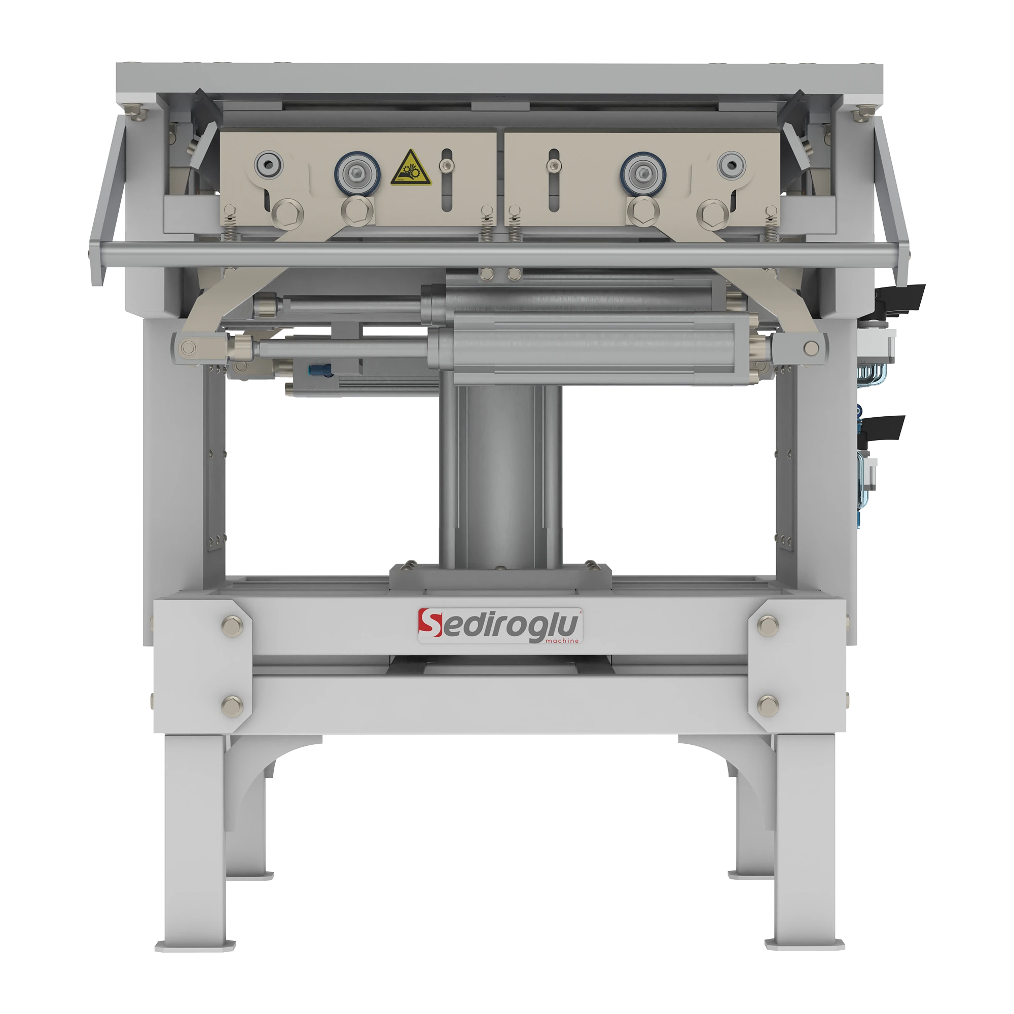 Machine operating in flour and semolina mill service rooms, supporting professional sieve preparation and technical maintenance tasks.