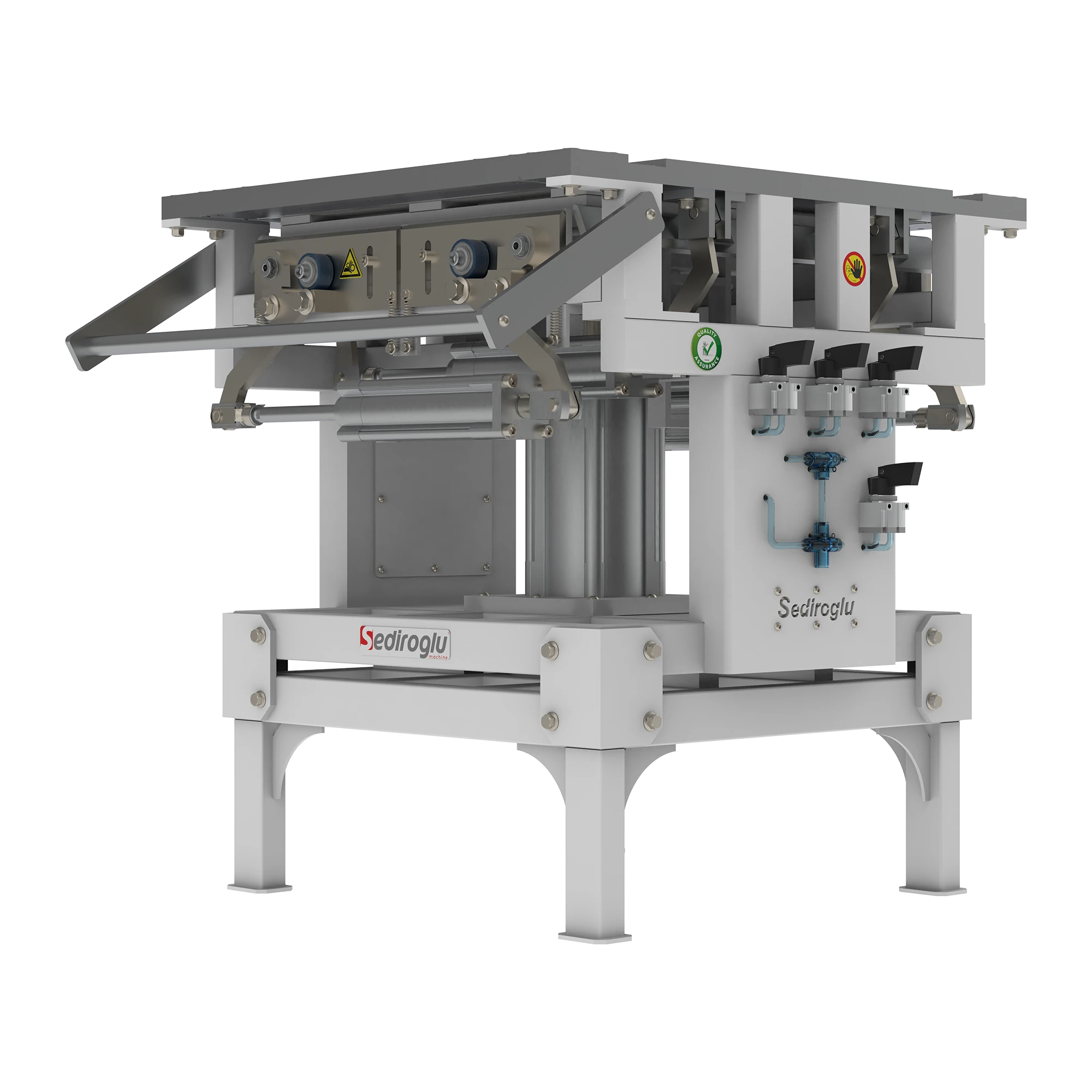 Factory overview showing multiple sieve stretching machines operating simultaneously for high-volume industrial sieve production.