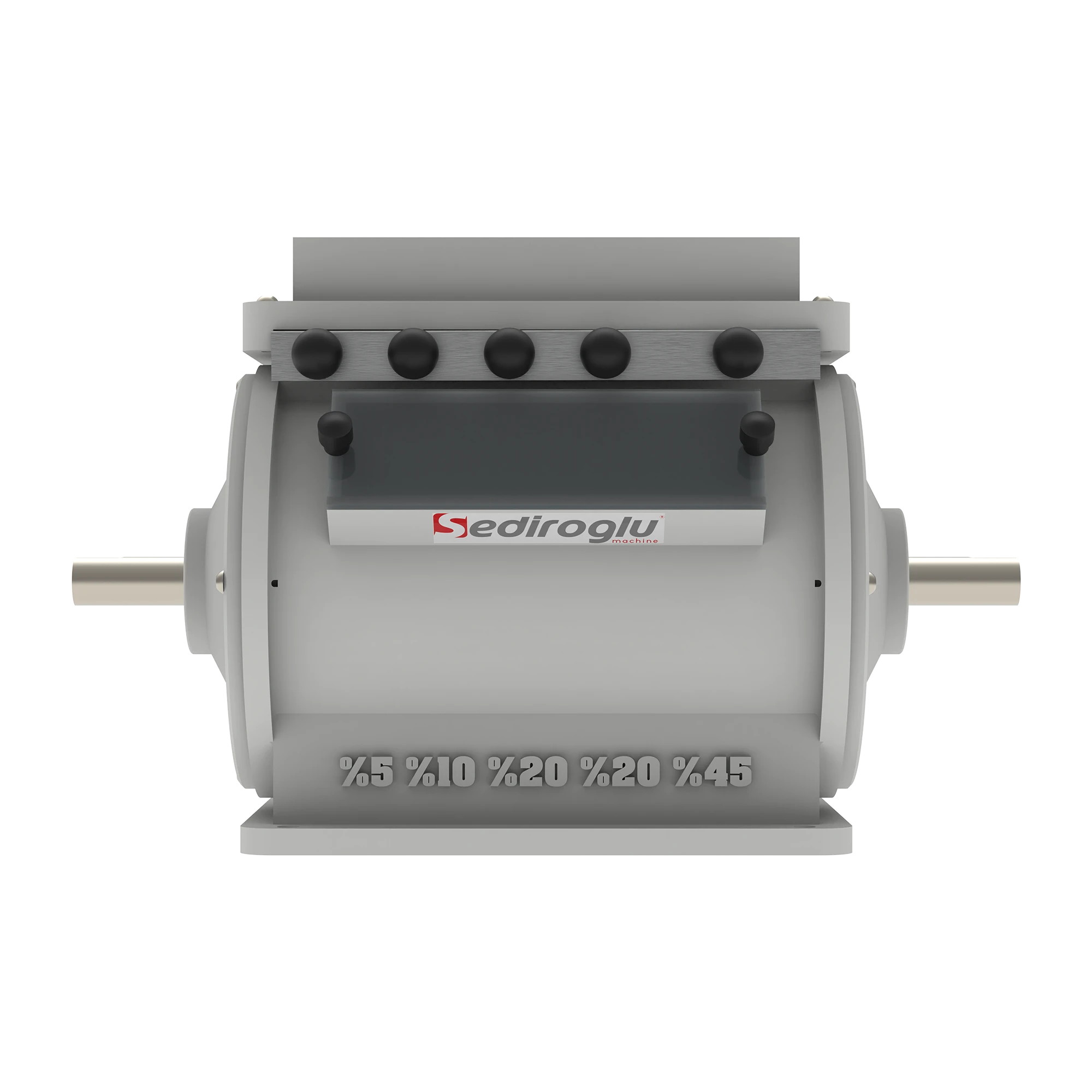 Easy maintenance access for routine inspection in milling facilities.
