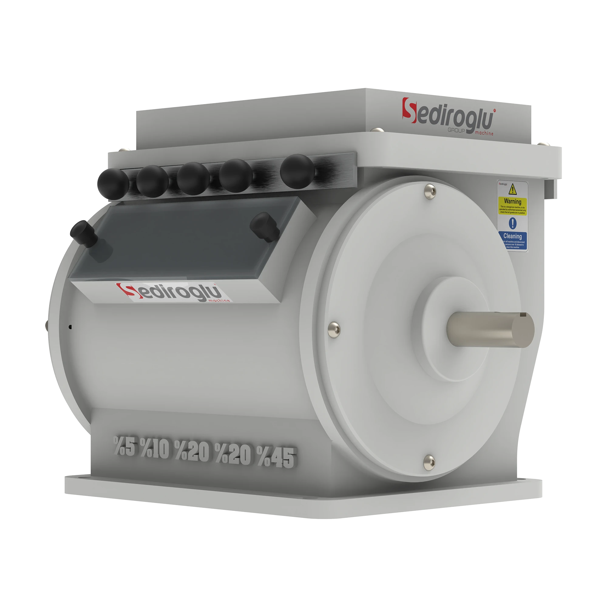 Heat-treated cast iron body designed for heavy-duty milling environments