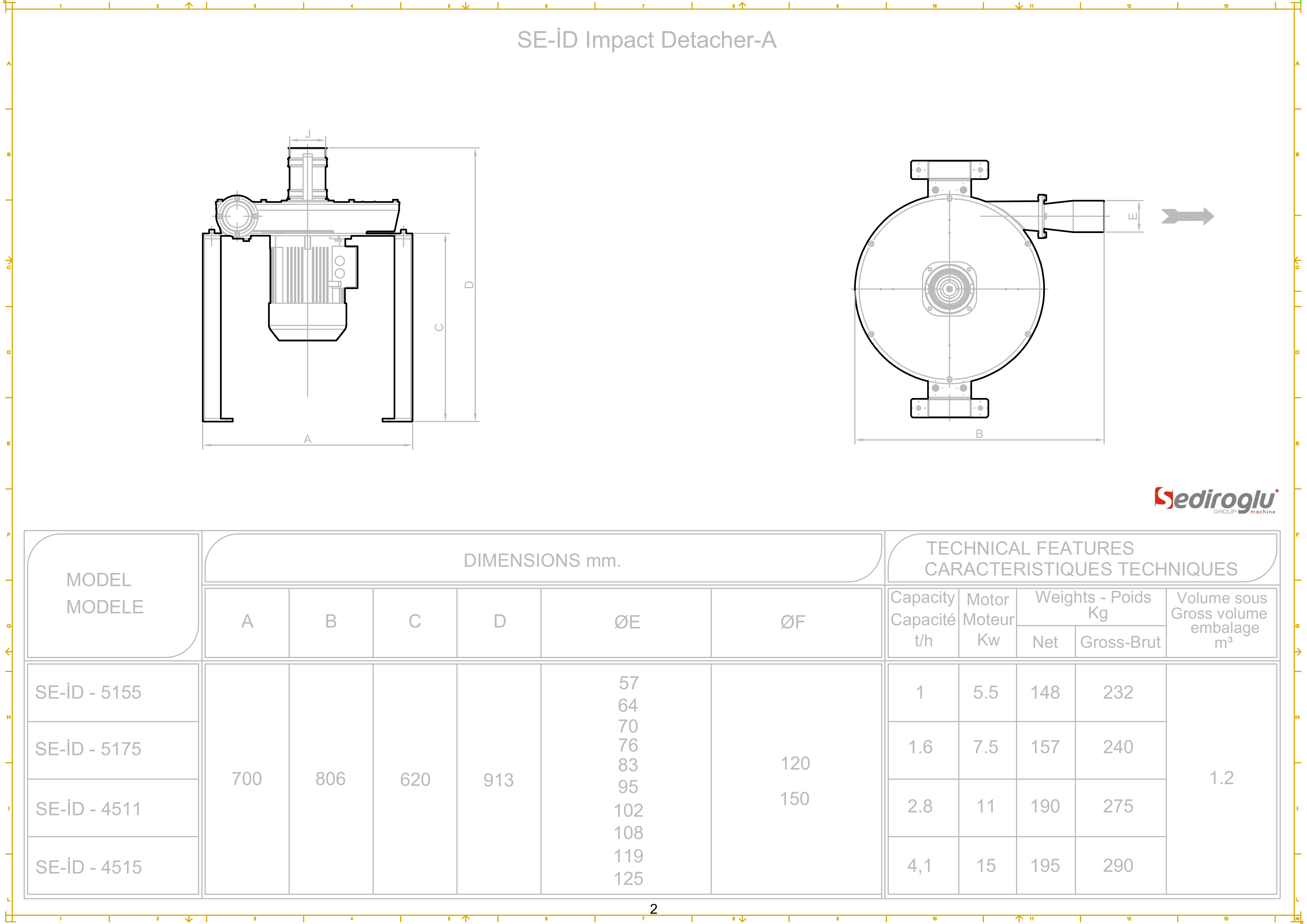 sediroglu-impact-detacher-a-series-11-kw-technical-drawing