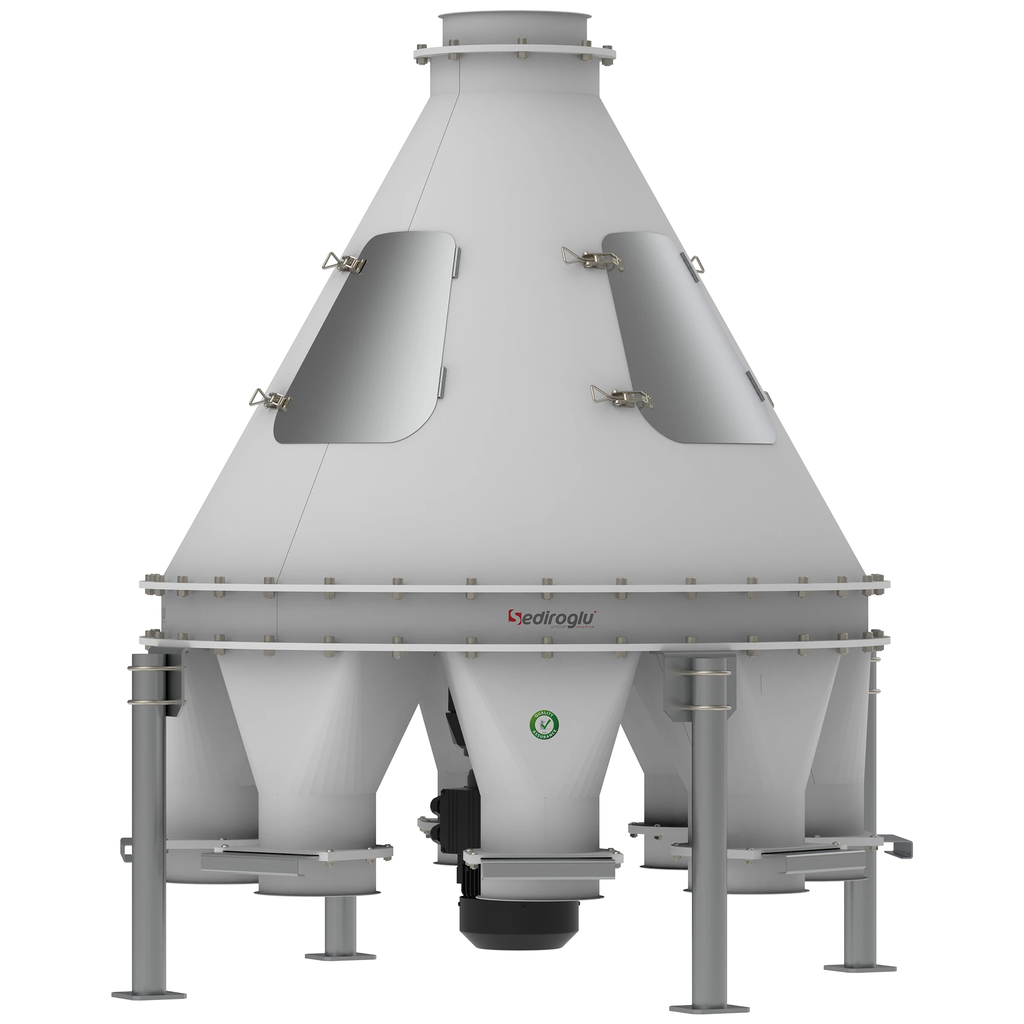 Flour Distributor with 8 Outlets