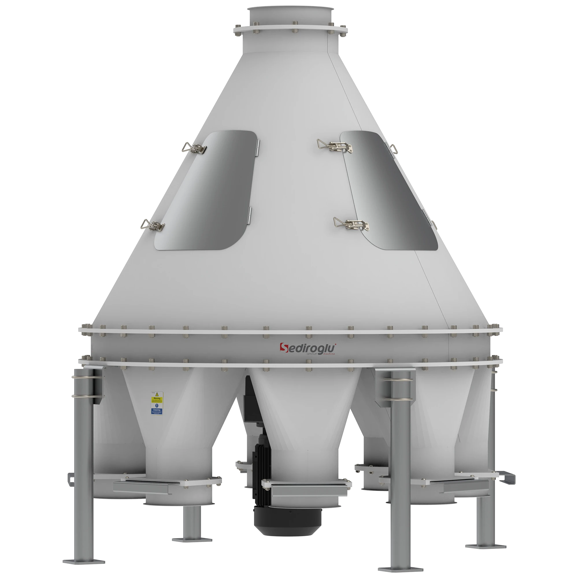 Flour Distributor with 8 Outlets