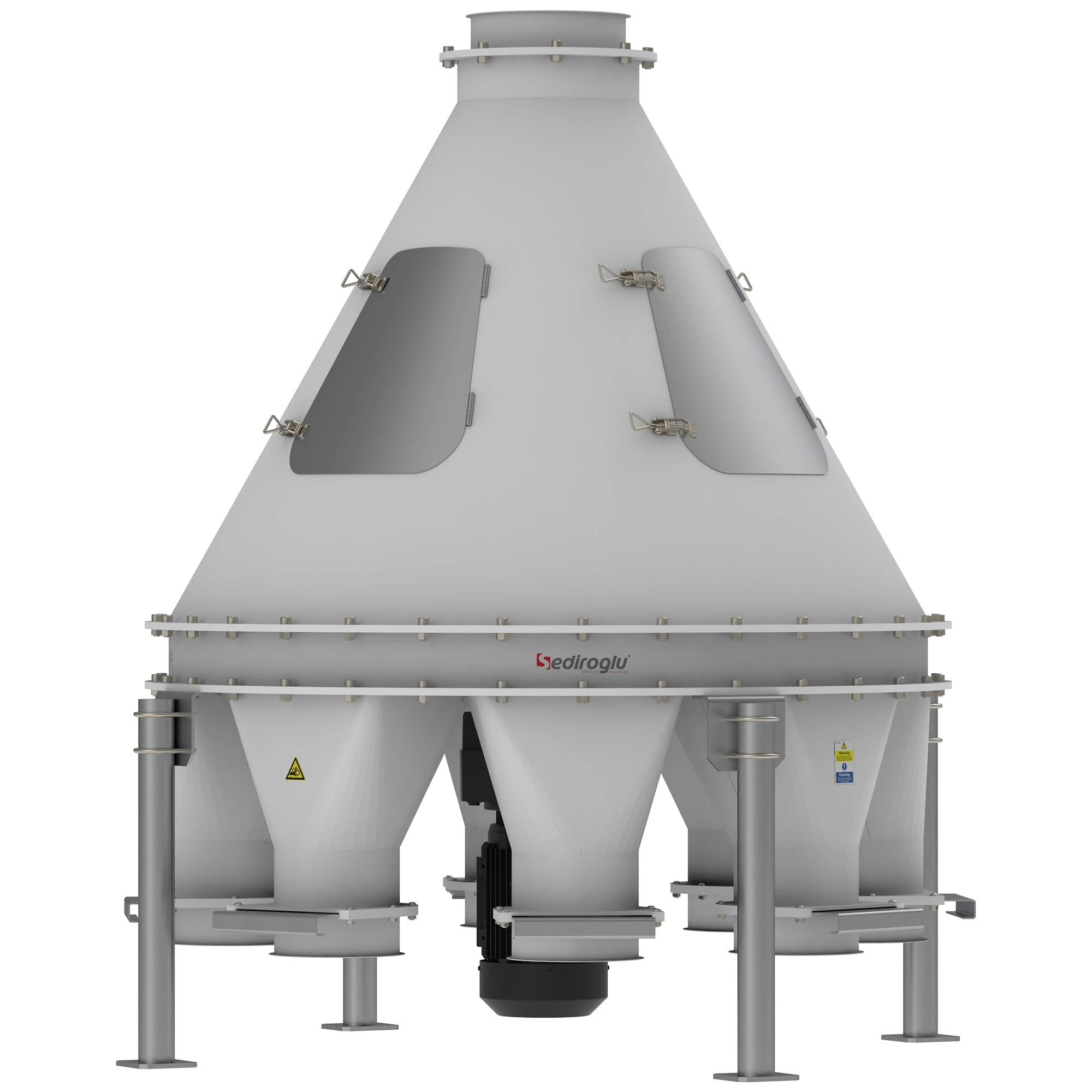 Flour Distributor with 8 Outlets