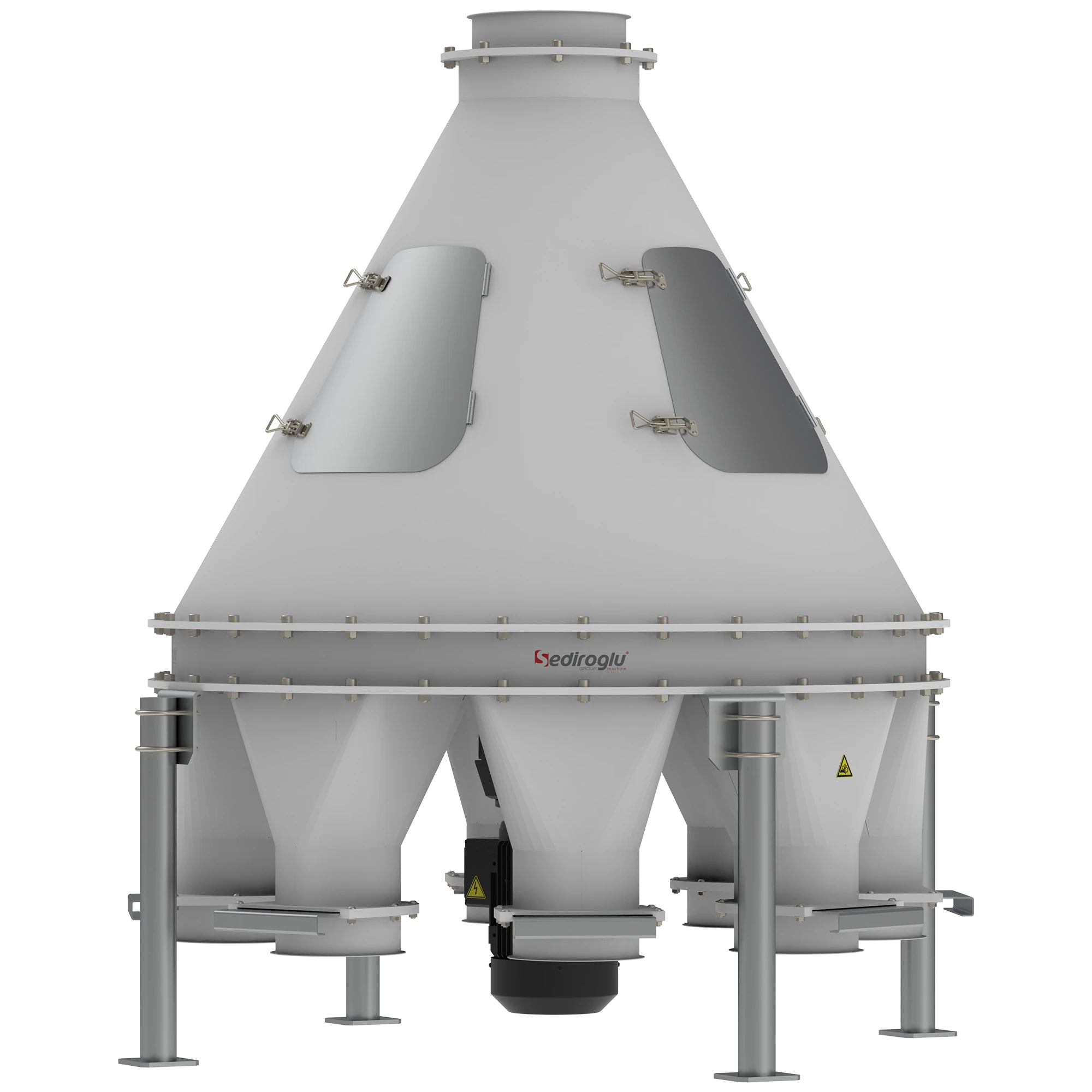 Flour Distributor with 8 Outlets