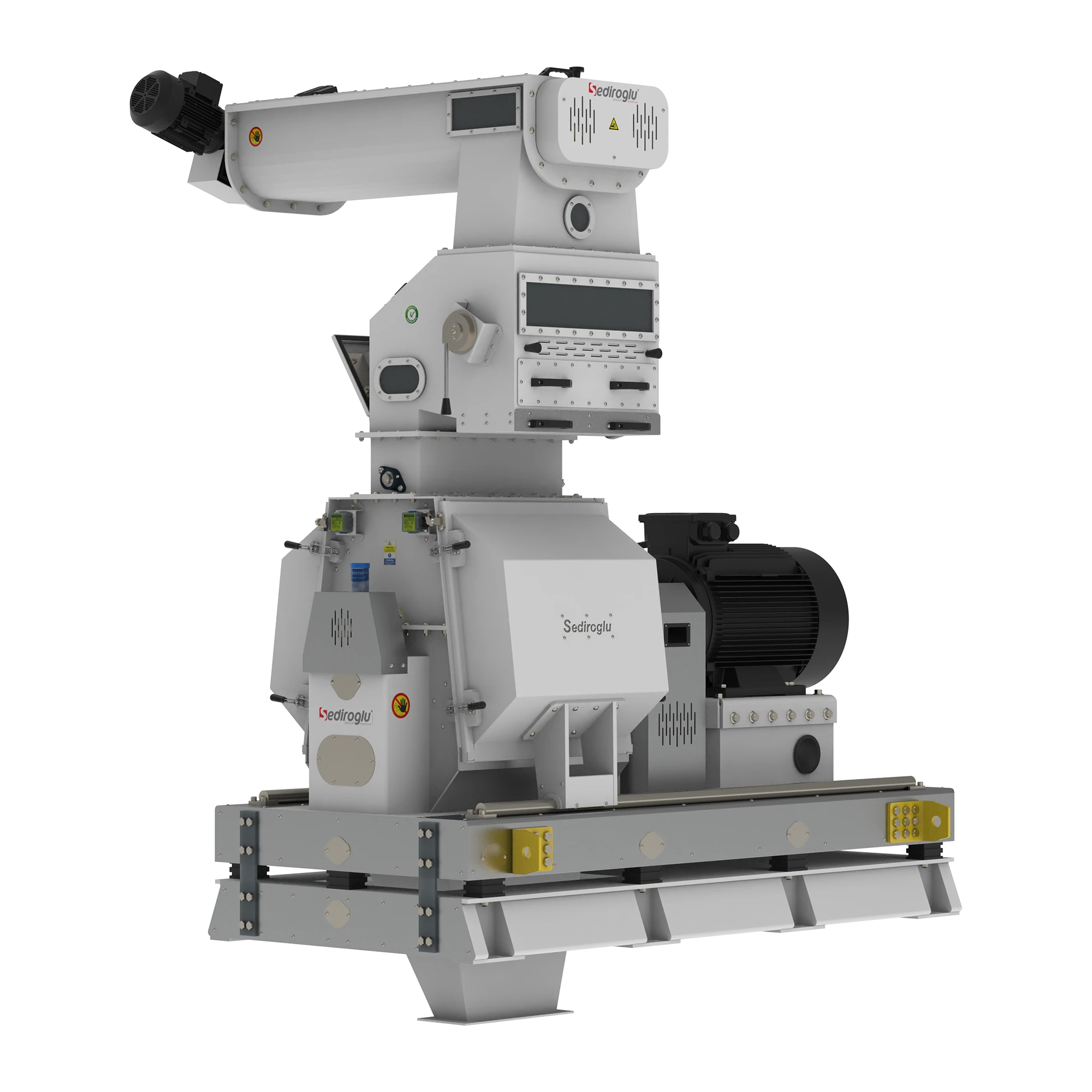 Hammer assembly with wear resistant structure for long service life
