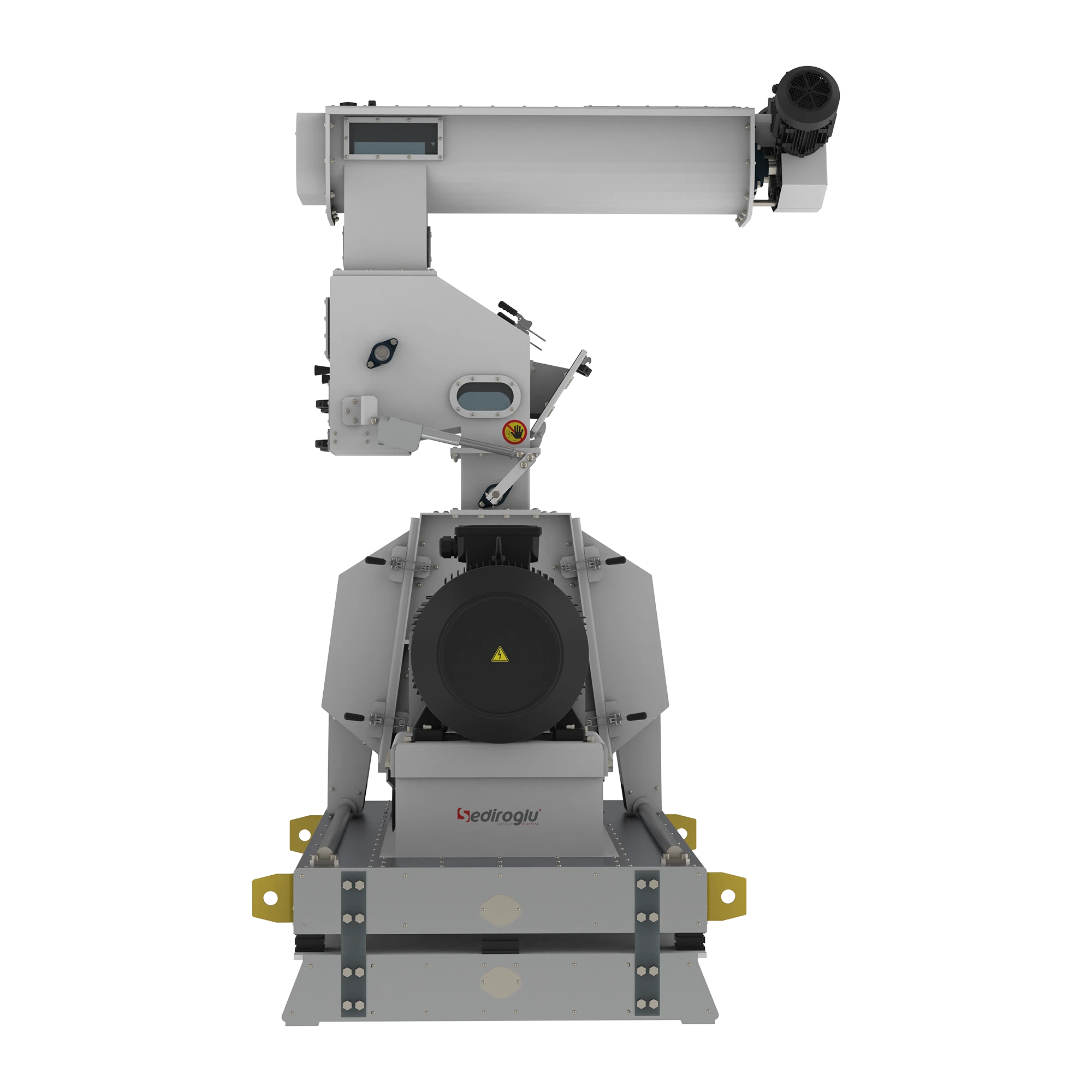 High speed rotor unit designed for heavy duty grinding