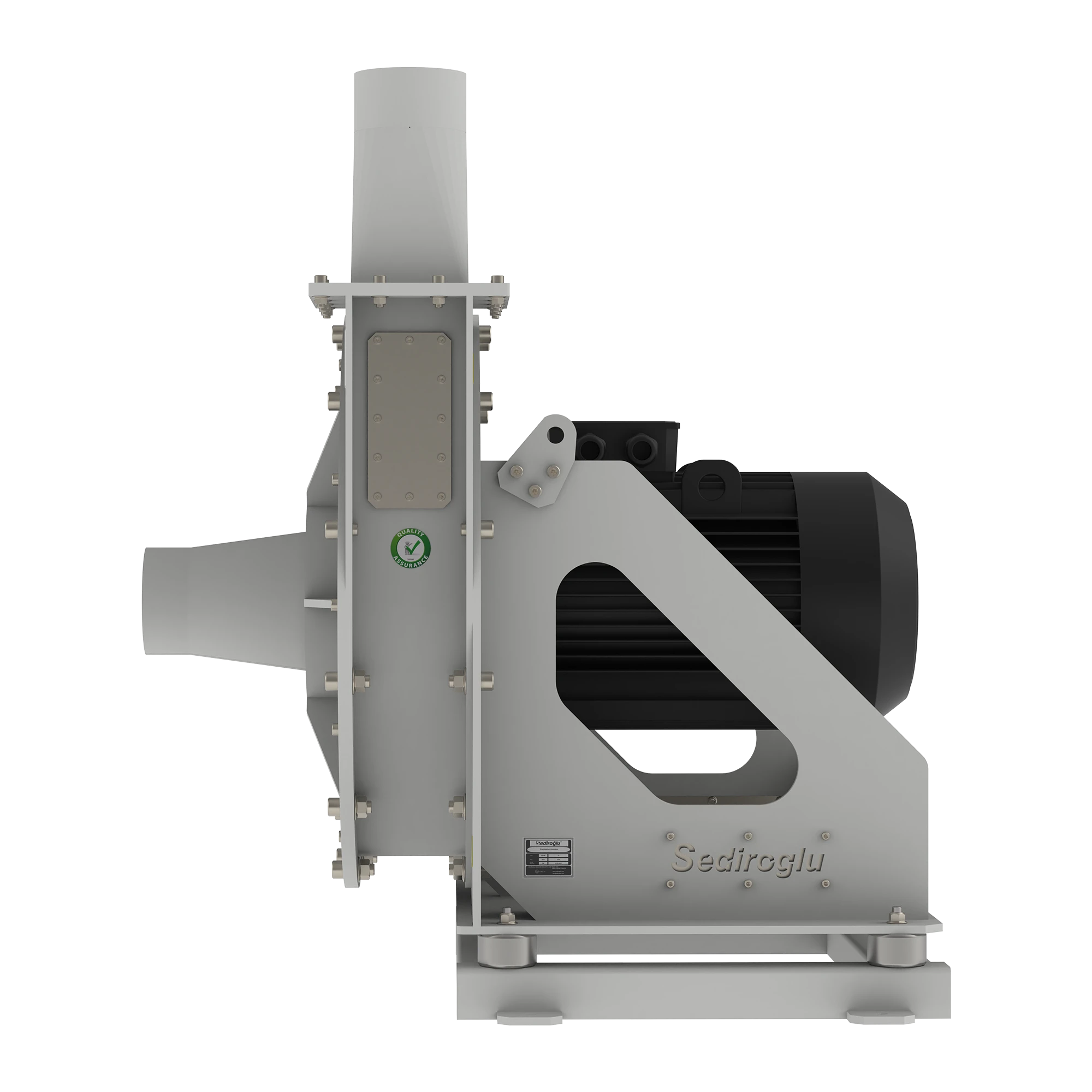 Flour mill disinfestation machine developed to protect flour products from biological contamination during processing.