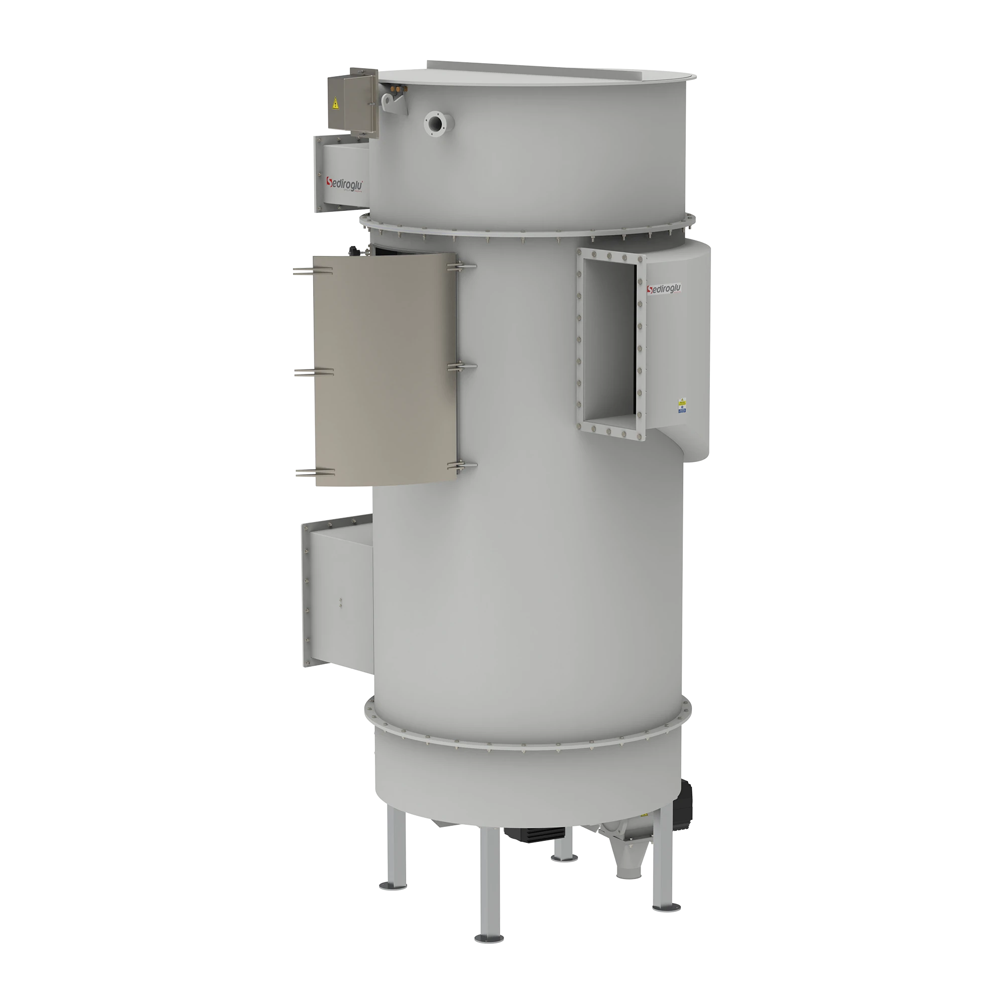 High-capacity blower of Air Jet Filter 78 Sleeves provides consistent airflow for continuous dust removal.