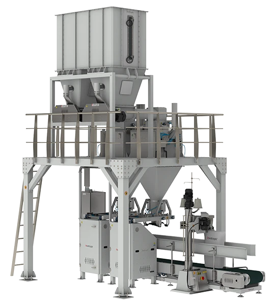 Flour Packing Machine 25-50 Kg Double Weighing Double Spout - 25-50 Kg Bagging Systems