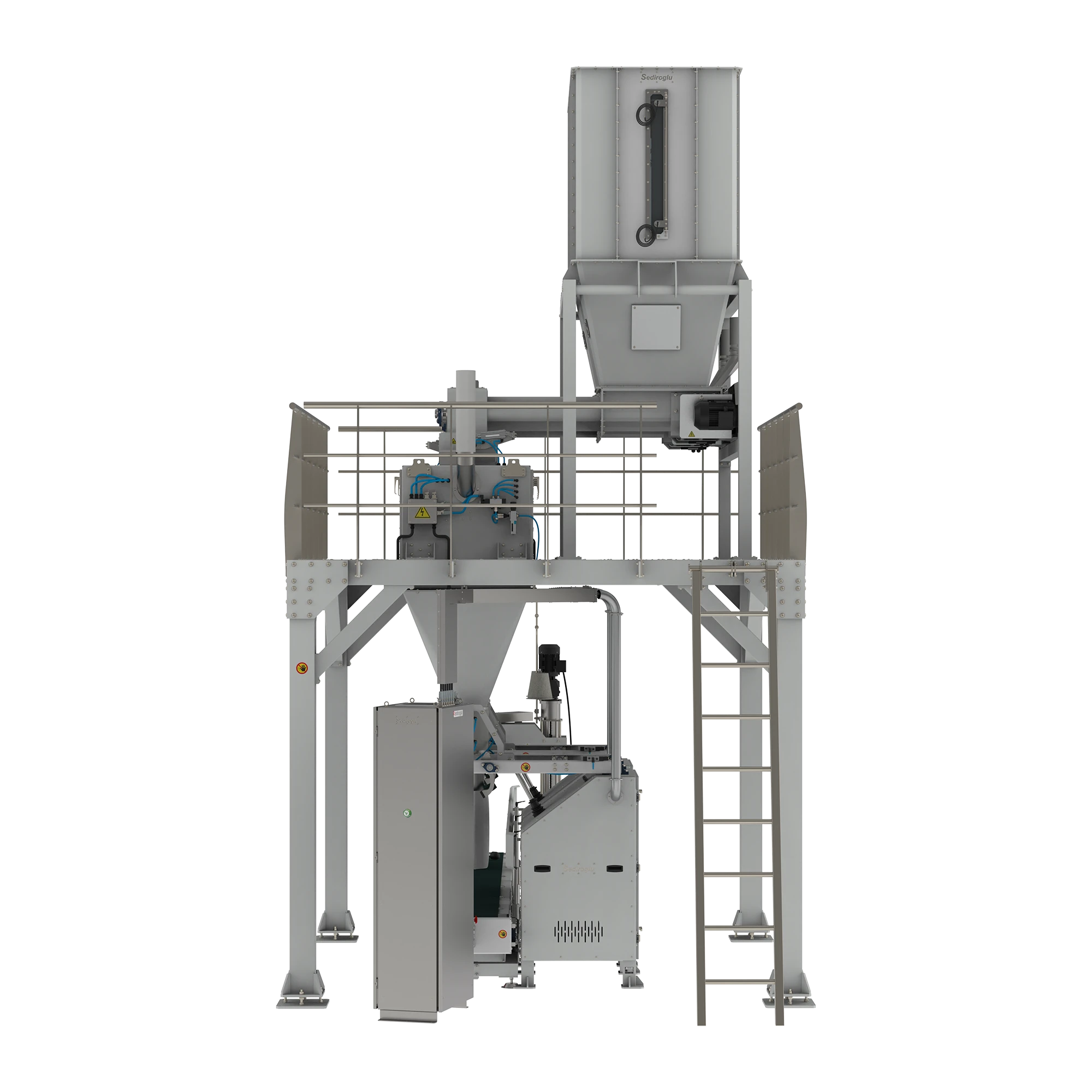 Heavy-duty industrial design ensures long-lasting performance in high-capacity production environments.