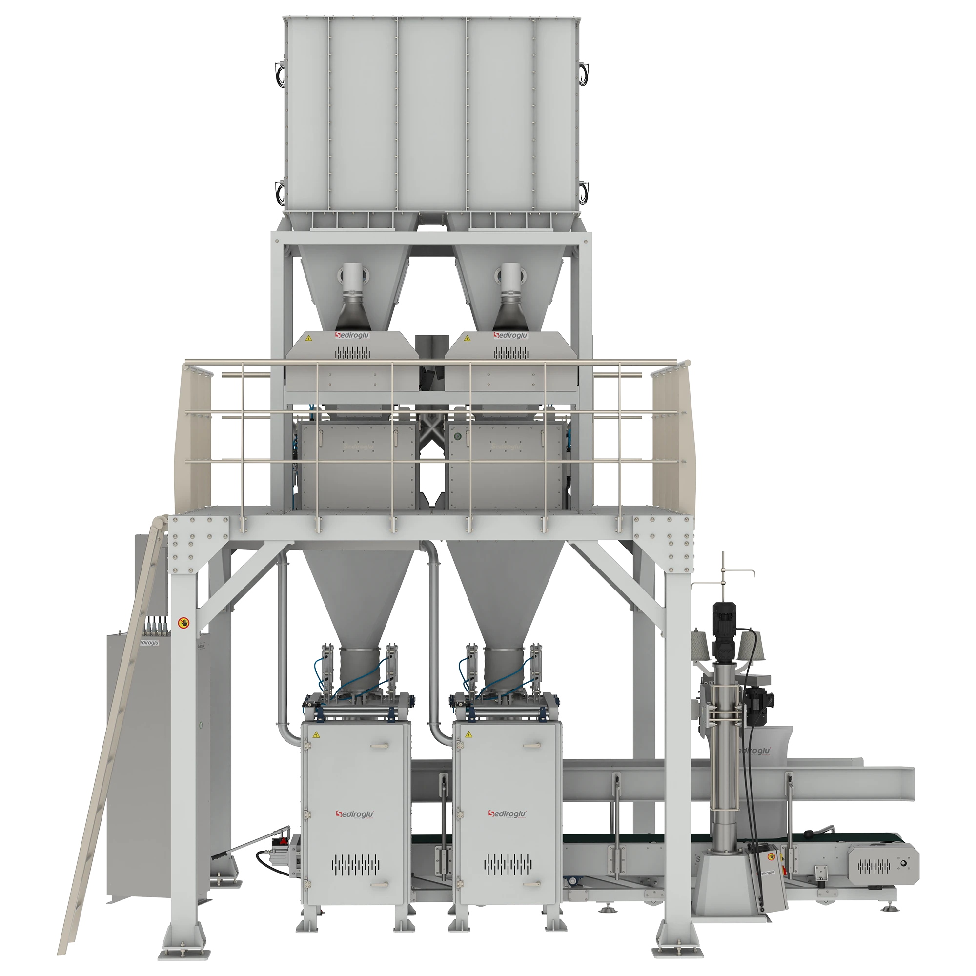 Optimized for powder materials with smooth flow and reduced dust formation during operation.