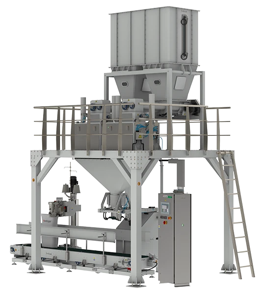 Flour Packing Machine 25-50 Kg Double Weighing Single Spout - 25-50 Kg Bagging Systems