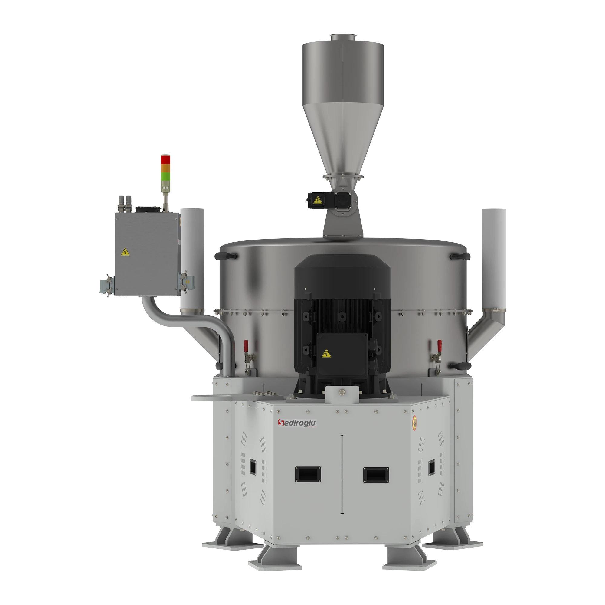 Natural flour output from Stone Mill with high-quality and low-temperature grinding technology.