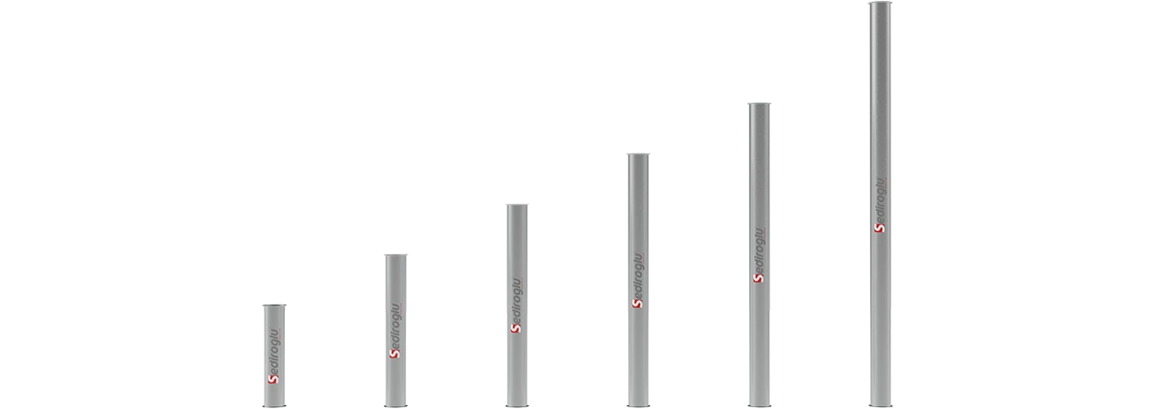 Flow Pipes Ø100 Series – Chrome