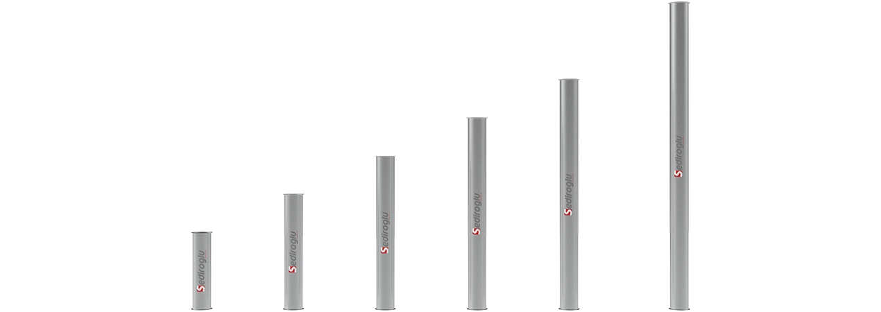 Flow Pipes Ø120 Series – Chrome