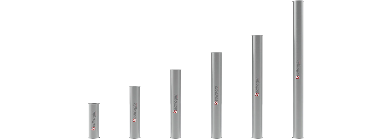 Flow Pipes Ø150 Series – Chrome