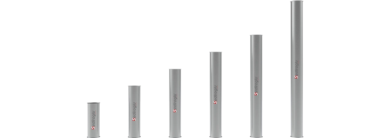 Flow Pipes Ø170 Series – Chrome