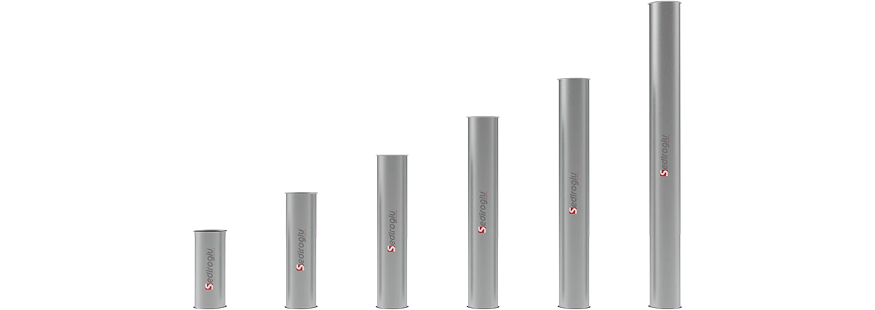 Flow Pipes Ø200 Series – Chrome