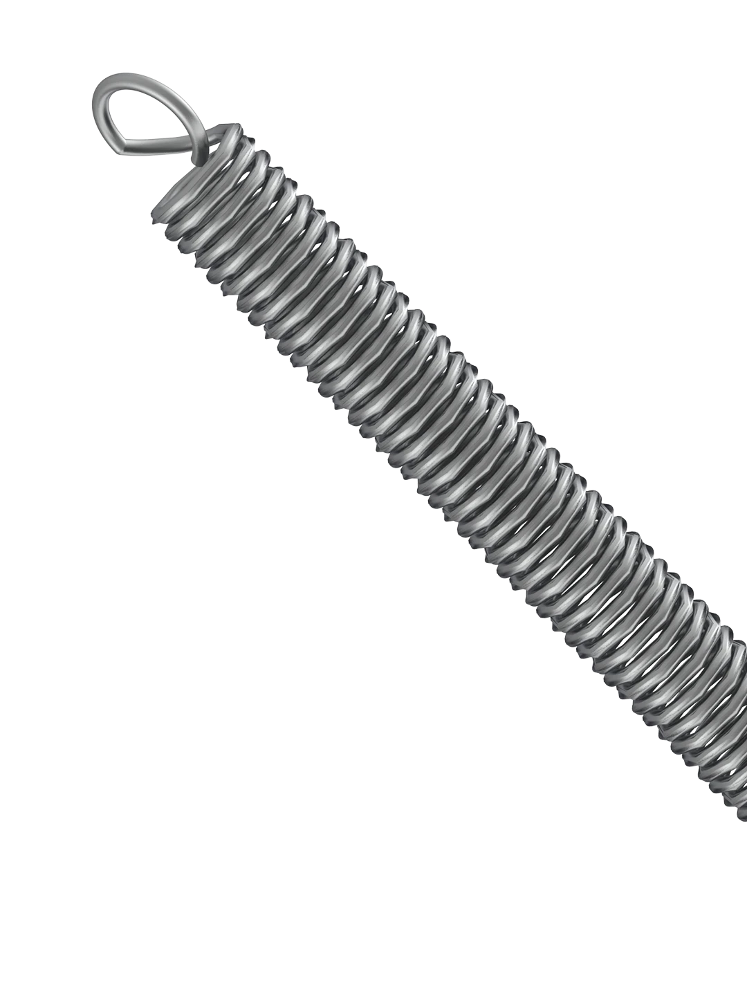 Side profile showing spring structure