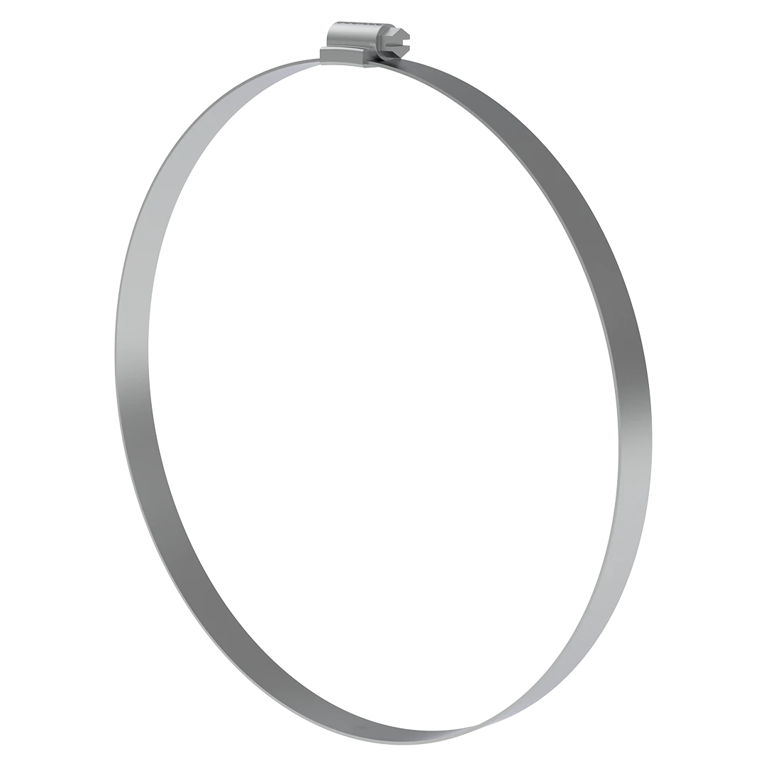 Side profile showing clamp form