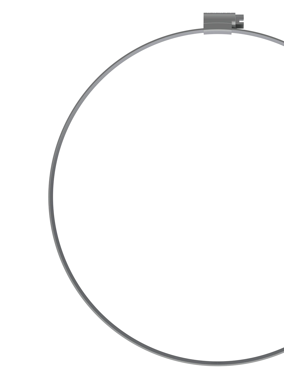 Clamp tightening mechanism detail