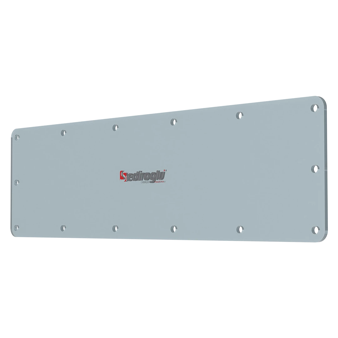 Front angle view of side observation window