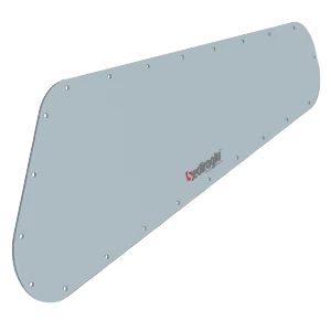 Double Layer Destoner Upper Side Wall Observation Mica Glass